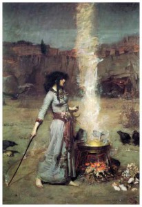 magic-circle-1886-john-william-waterhouse
